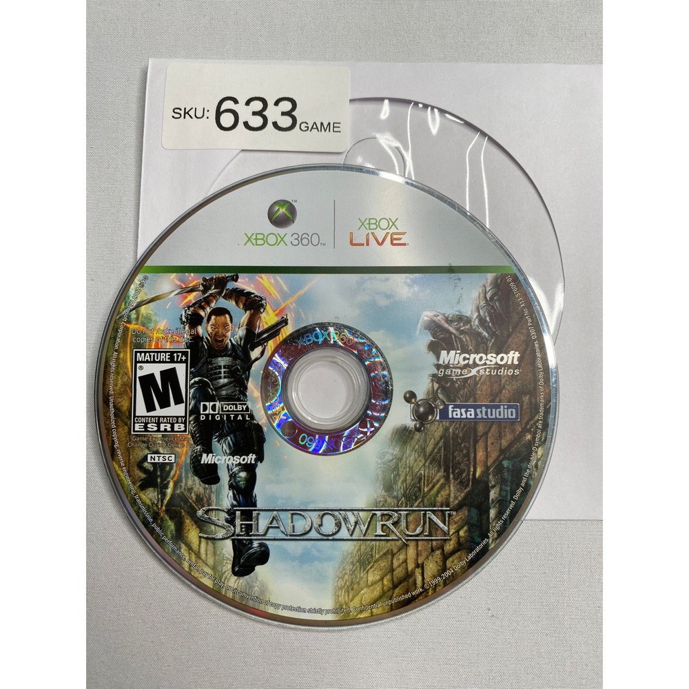 Shadowrun Microsoft Xbox 360